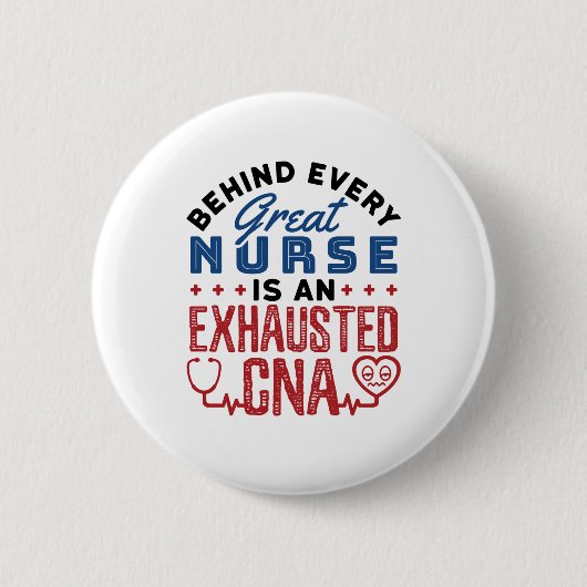 Badge Rond 5 Cm Assistant en soins infirmiers certifié de l'AIIC é (Devant)
