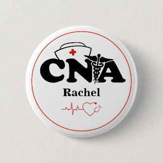 Badge Rond 5 Cm Assistant infirmier certifié CNA personnalisé