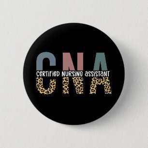 Badge Rond 5 Cm Assistant infirmier certifié de l'AIIC Cheetah Imp