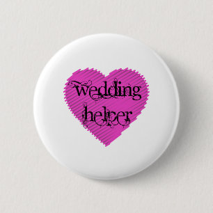 Badge Rond 5 Cm Assistant mariage