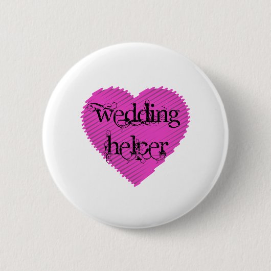 Badge Rond 5 Cm Assistant mariage (Devant)