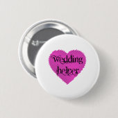 Badge Rond 5 Cm Assistant mariage (Devant & derrière)