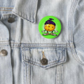 Badge Rond 5 Cm Assistant Pickleball (En situation)