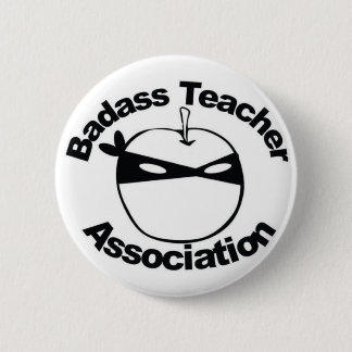 Badge Rond 5 Cm Association de professeur de Badass - Ninja Apple