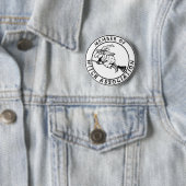 Badge Rond 5 Cm Association de sorcière (En situation)