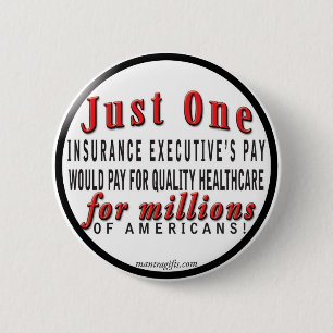 Badge Rond 5 Cm Assurance maladie de qualité pour tout le bouton