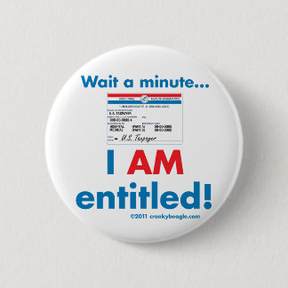 Badge Rond 5 Cm Assurance-maladie JE suis autorisé bouton