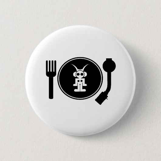 Badge Rond 5 Cm astro DJ (Devant)