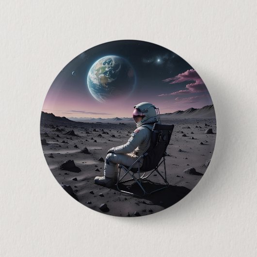 Badge Rond 5 Cm Astro Leisure (Devant)