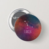 Badge Rond 5 Cm Astrologie du cancer (Devant & derrière)