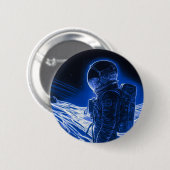 Badge Rond 5 Cm Astronaute (Devant & derrière)