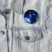 Badge Rond 5 Cm Astronaute (En situation)