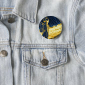 Badge Rond 5 Cm Astronaute (En situation)