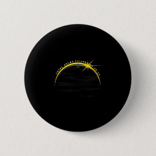 Badge Rond 5 Cm Astronomie éclipse solaire avril 2024 lune montre