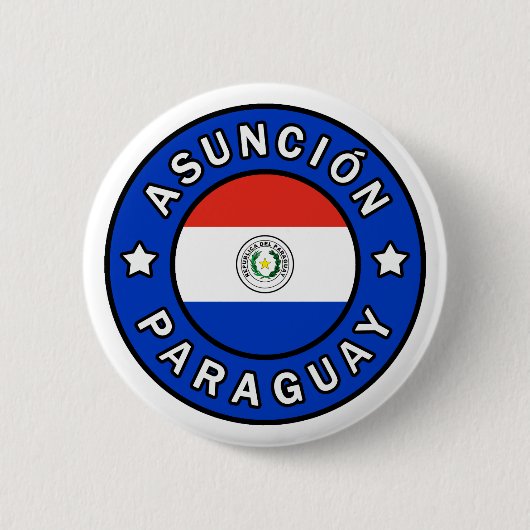 Badge Rond 5 Cm Asunción Paraguay (Devant)