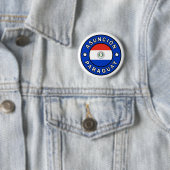 Badge Rond 5 Cm Asunción Paraguay (En situation)
