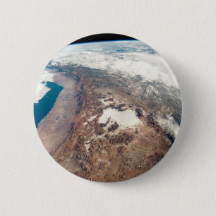 Badge Rond 5 Cm Atacama Desert And Salt Flats Dans Les Andes