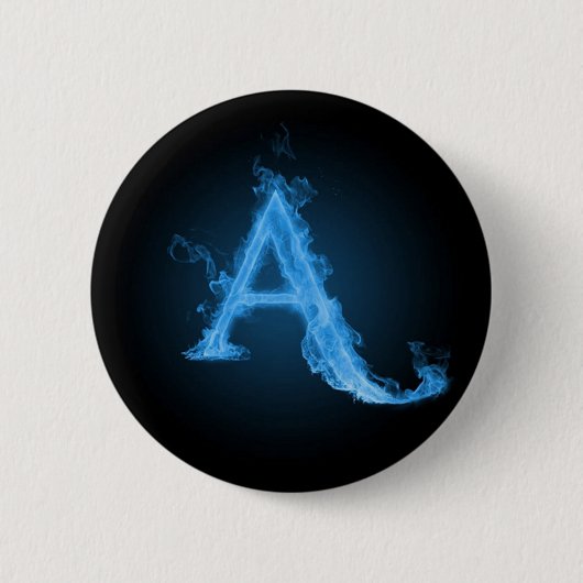 Badge Rond 5 Cm Athée bleu A (Devant)