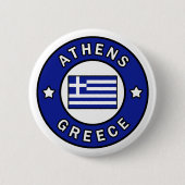 Badge Rond 5 Cm Athènes Grèce (Devant)