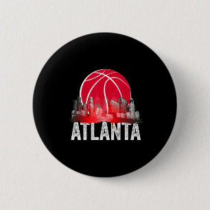 Badge Rond 5 Cm Atlanta Bysketbyll B-byll City Georgia Fan Pride