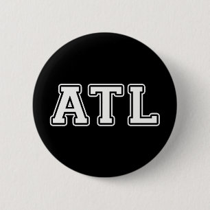 Badge Rond 5 Cm Atlanta Géorgie