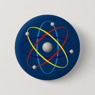 Badge Rond 5 Cm Atom (005)