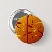 Badge Rond 5 Cm atome athée (Devant & derrière)
