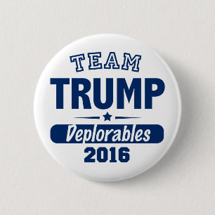Badge Rond 5 Cm Atout Deplorables d'équipe