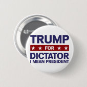 Badge Rond 5 Cm Atout pour le dictateur (Devant & derrière)