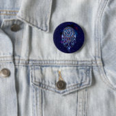 Badge Rond 5 Cm Atrapasueños en noche estrellada (En situation)