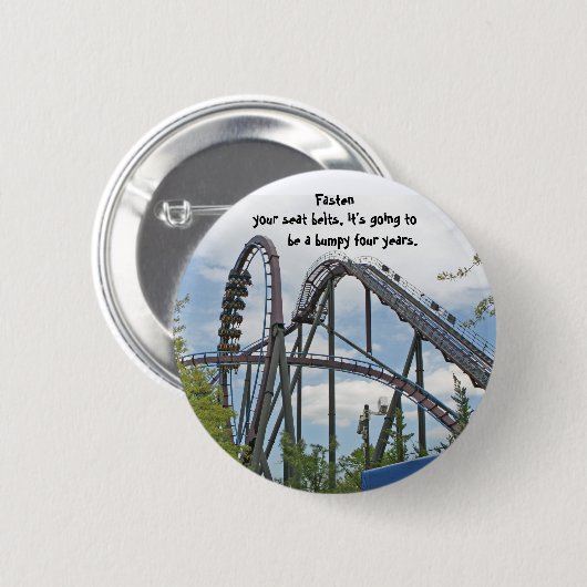 Badge Rond 5 Cm Attachez vos ceintures de sécurité (Devant & derrière)