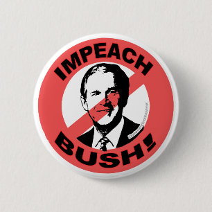 Badge Rond 5 Cm Attaquez le bouton de Bush