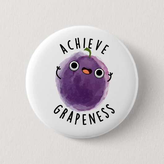 Badge Rond 5 Cm Atteindre l'aspect amusant jeu de pépin positif (Devant)