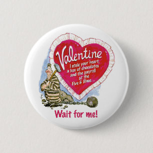 Badge Rond 5 Cm Attente moi