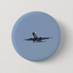 Badge Rond 5 Cm Atterrissage dans le soleil