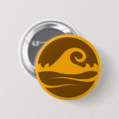 Badge Rond 5 Cm Attrapez la vague (Devant & derrière)