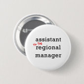 Badge Rond 5 Cm (Au) directeur régional adjoint (Devant & derrière)