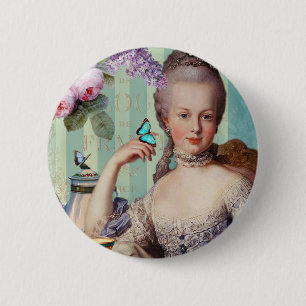 Badge Rond 5 Cm Au petit Trianon de Thé