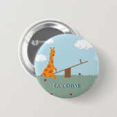 Badge Rond 5 Cm Au revoir (Devant & derrière)