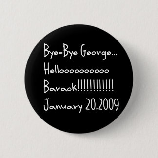 BADGE ROND 5 CM AU REVOIR GEORGE