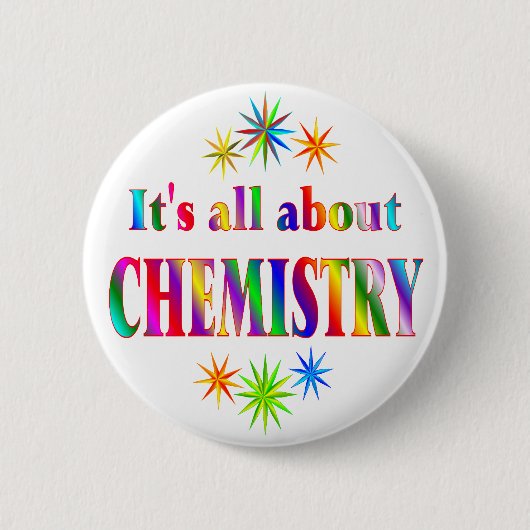 Badge Rond 5 Cm Au sujet de la chimie (Devant)