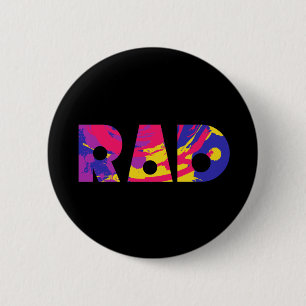 Badge Rond 5 Cm Au total 80s rad