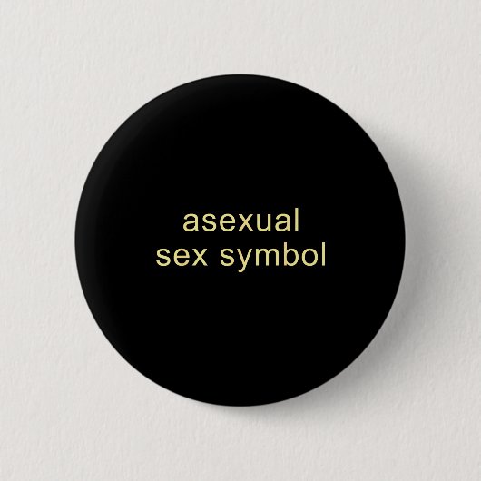 Badge Rond 5 Cm Aual Symbol Funny Pride Lgbtq Ace (Devant)