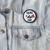 Badge Rond 5 Cm Auburn University Jeu Day (En situation)