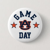 Badge Rond 5 Cm Auburn University Jeu Day (Devant)