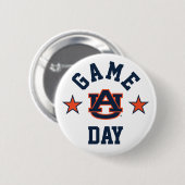 Badge Rond 5 Cm Auburn University Jeu Day (Devant & derrière)