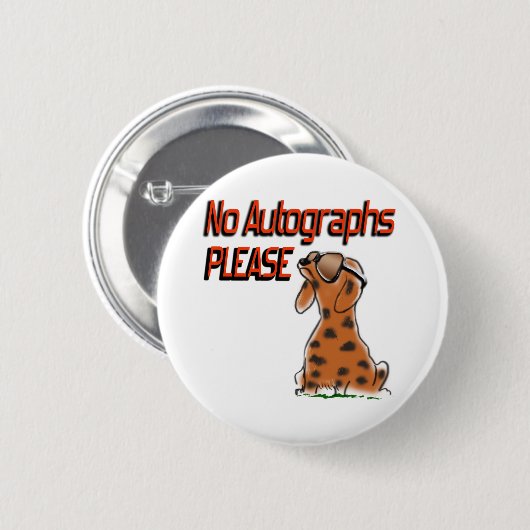 Badge Rond 5 Cm Aucun autographe (Devant & derrière)