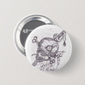 Badge Rond 5 Cm Aucun bouton de contes (Devant & derrière)