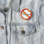 Badge Rond 5 Cm Aucun bouton de fatigue (En situation)