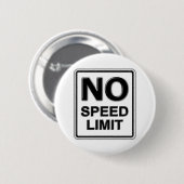 Badge Rond 5 Cm Aucun bouton de limitation de vitesse (Devant & derrière)